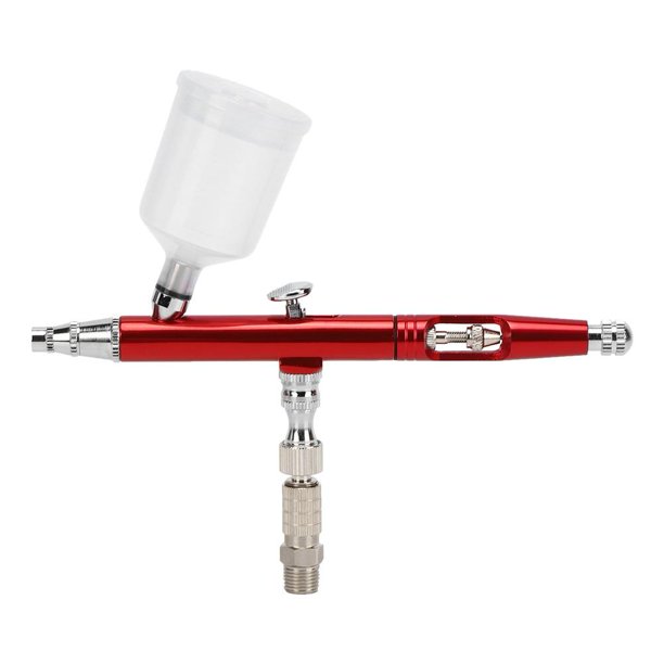 Kritne 0.3mm Painting Airbrush Gun Mini Set Tail External Adjustment