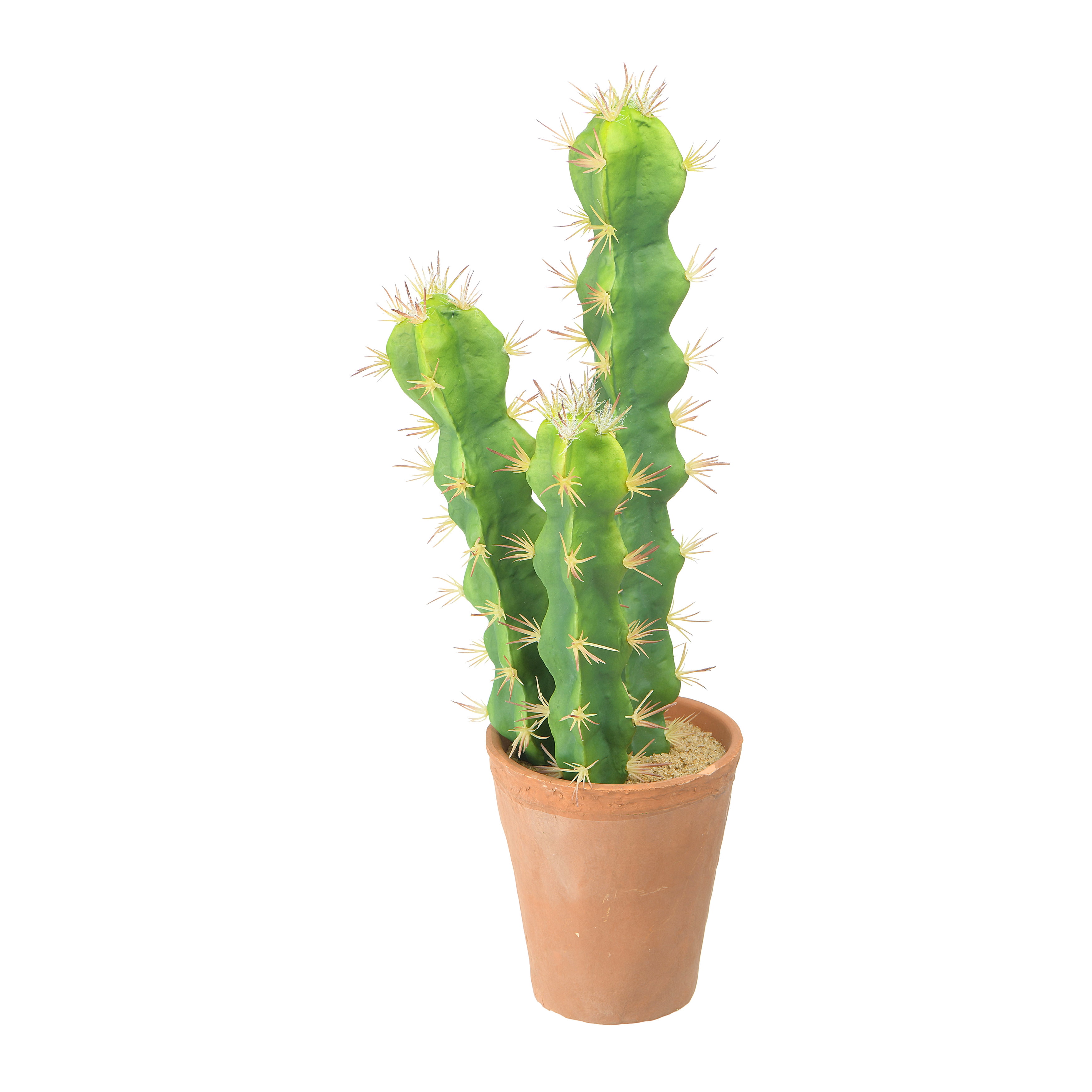 Creative Co-Op Faux Cactus in Terracotta Colored Pot