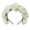 White, variant on batmeuy Imitation Rose Flower Headband Retro Fake Flower Decor Crown Headband Women Headpiece Hair Hoop Party Decor