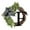 F, variant on AYktou Front Door Wreath-26 Letter Welcome Sign Spring Wreaths for Front Door,Eucalyptuses and Bow Wreath for Spring,Summer,Autumn,Winter,Wall,Window,Farmhouse Decoration,14*14"