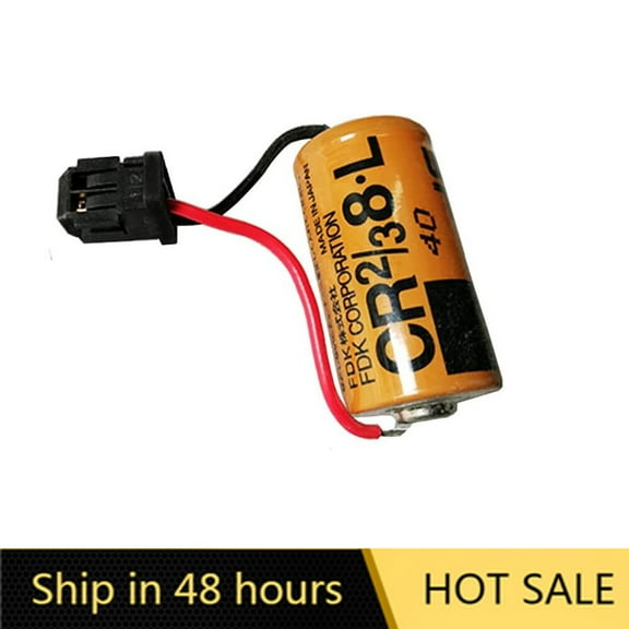 US STOCK  1PCS CR2/38.L 2000mAh Battery Compatible for Fuji CR2/3 8.L 3V PLC Lithium Battery Brand New