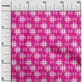 thumbnail image 1 of oneOone Georgette Viscose Fabric Check Kasuri Print Fabric By Yard 42 Inch Wide, 1 of 4