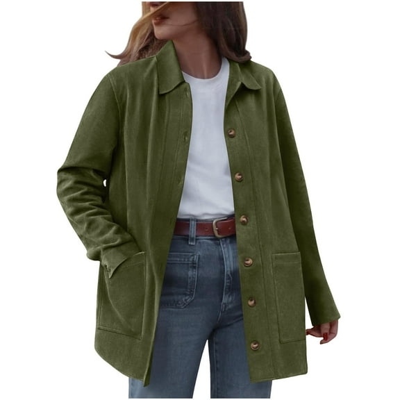Blmnix Suede Women Winter Jacket Barn Green Womens Jacket Long Sleeve 2025 Winter Cloting