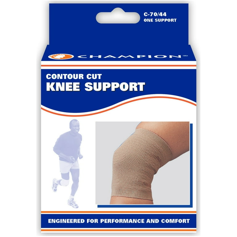 Champion Contour Cut Knee Support, Beige, X-Large - Walmart.com