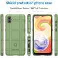 thumbnail image 2 of Durable Sturdy Phone Case for Samsung Galaxy A04, Heavy Duty Shockproof Slim Rugged Phone Case Bumper Rugged Cover for Samsung Galaxy A04 HD Green, 2 of 16