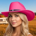 thumbnail image 1 of Western Style Cowboy Hat With Star Unisex Riding Accessory For Casual Home Everyday Wear And AllSeason Use, 1 of 3