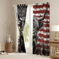 thumbnail image 3 of Castle Fairy Farm Highland Cattle Black Out Curtains for Boys Girls,Vintage American Flag Curtains Pack of 2 (42x63 Each),Chic Floral Sunflower Bedroom Curtains,Microfiber Bedroom Decor, 3 of 6