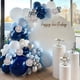 thumbnail image 5 of Kit de arco de globos azul marino – 133 kit de arco de globos de cumpleaños azul y dorado con confeti dorado, kit de guirnalda de globos azules y dorados para decoraciones de cumpleaños de niño niña bautismo boda graduación ER, 5 of 5