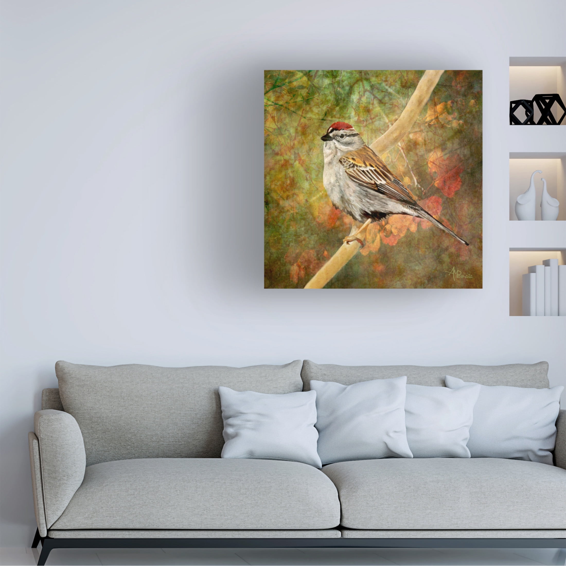 Canvas Wall Art - Angeles M. Pomata 'Immersed In The Forest' Wall Art for Living Room, Bedroom, or Office Décor by Trademark Fine Art - 24 x 24 Inches