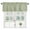 Light Green, variant on Grey Farmhouse Kitchen Valances for Windows 60x18 Inch Kitchen Curtains Valances Rod Pocket Vintage Country Monochrome Textured Bathroom Window Valances for Window Treatment Decor