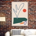 thumbnail image 2 of IDEA4WALL Framed Canvas Art Abstract Illustration Picture Prints for Modern Home Wall Decoration, 2 of 4