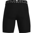 thumbnail image 2 of Under Armour Men's HeatGear Compression Shorts , Black /Gray, 3X-Large, 2 of 7