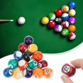 thumbnail image 1 of Balle de Billard, Mini Accessoire de Table de Billard 32MM, Résine Polyester Écologique pour Jeux de Sport et de Récréation, 1 of 7