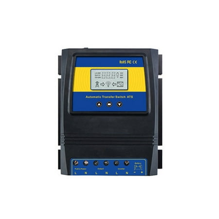 

Andoer Automatic Dual Power Transfer Switch ATS Direct Current 12 V 24V 48V AC 110 V 220 V Auto Distinguish for Solar Wind System Onoff Grids