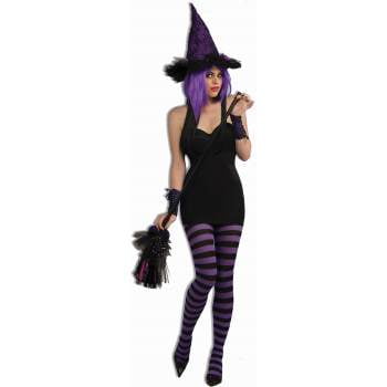 WILD'N WITCHY-TIGHTS(PURP/BLK)