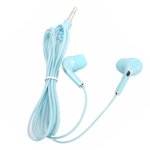 Ecouteurs filaires Casques, 3.5mm Ecouteurs d'interface audio Bruit filaire isolant Earphones légers Contrôle de la ligne de soutien Casques In-Ear