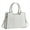 White, variant on Women's Casual Crocodile Handbag And Purse Fuax Leather Embossed Crocodile Pattern Shoulder Bag Tote Satchel