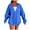 Blue, variant on ZSQDM Hoodies for Women Trendy Bride Sweatshirt a Hoodie Rain Coats for Men Oversized Coat(Xl)