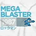 thumbnail image 2 of Classic Video Game Mega Man Blaster Plus Size Crewneck Graphic Tee Shirt Brisco Brands 3X, 2 of 4