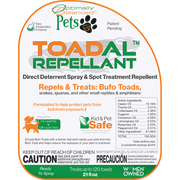 TOADAL Repellant Direct Deterrent & Spot Treatment with Pet Protective Deterrent Coating 21 fl. oz.