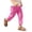 Hot Pink, variant on WRKEKC Boys and Girls Linen Pants Solid Color Loose Casual Pure Cotton Summer Breathable Trousers 4-15 Years