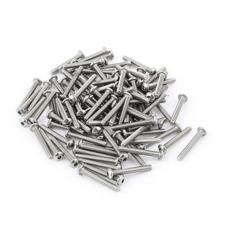 22 Mm Screw - Uxcell M3 x 22mm 304 Stainless Steel Hex Socket Button Head Bolts Screws (100-pack)