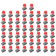 thumbnail image 1 of Soporte para Caña Pescar en Forma U Accesorios Portátiles Equipo Pesca TPE () Rojo, 1 of 4