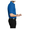 thumbnail image 3 of Yellow Rooster Male Silk Touch Polo Men Extended T-Shirts Strong Blue XS, 3 of 7
