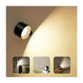 thumbnail image 1 of Zh & Art LED Wall Sconces Rechargeable Battery Operated White Remote Control, 1 of 5