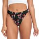 thumbnail image 1 of Balery Red Mushrooms Tangas de Algodón para Mujer con Estampado – Ropa Interior Sexy, Transpirable, G-string-4X-Large, 1 of 6