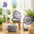 thumbnail image 1 of Sentmoon Portable Fan Rechargeable Fan Multifunctional Night Light Folding Fan Desktop Air Circulator for Home Dorm Or Office Desktop Or Wall Mounted Portable, 1 of 7