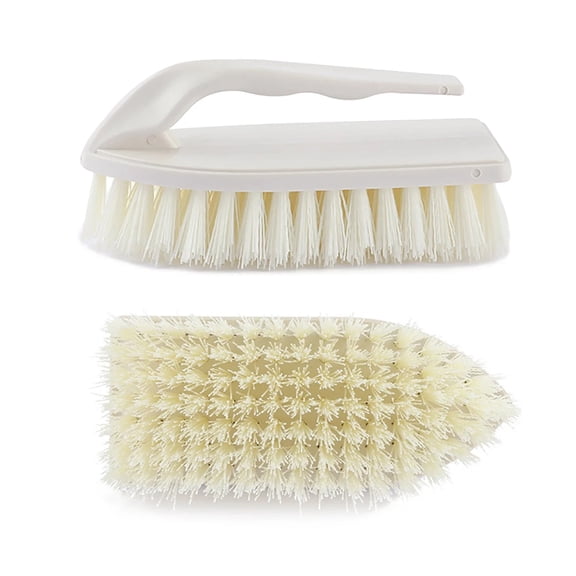 Scrubbing Brush Plastic Cleaning Scrubbing Brush With Handle Non Slip Scrubber Brush Stiff Bristle Clean Kitchen Bath Car Brush