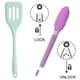 thumbnail image 3 of Juego de utensilios de cocina de silicona - El juego de herramientas de cocina incluye espátula de drenaje y clips para alimentos - 2 piezas, 3 of 5