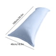 thumbnail image 3 of Gumesh Body Pillow Pillowcase, Ultra Soft Microfiber Long Pillow Cover, Envelope Closure Large Pillow Cases 19x39 inch (Light Blue), 3 of 6