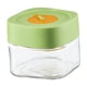 thumbnail image 1 of Tarro de vidrio para almacenar, tarro reutilizable para pepinillos, tarro hermético, bote para cereales, tarro para galletas verde 500ml, 1 of 9