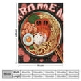 thumbnail image 4 of Nawypu  Ramen Blanket Gifts Flannel Lightweight Soft Cozy Blankets Trows Bedding Kids Adult Couch Sofa Bedroom Camping Travel Girls Boys  for Kid, 4 of 6