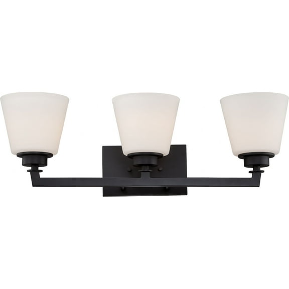 Nuvo Lighting - Mobili-Three Light Bath Vanity-25 Inches Wide by 7.88 Inches