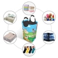 thumbnail image 5 of KLL Farm Animals Laundry Hamper,Large Canvas Fabric Lightweight Storage Basket Toy Organizer Dirty Clothes Collapsible Waterproof, 5 of 6