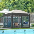 Quictent 8'x8' Outdoor Patio Shelter, Quick Setup Canopy with Netting