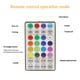 thumbnail image 2 of Guirnalda de luces RGB con control remoto - 12M, 100 bombillas LED, alambre de cobre - Ideal para decoración de Navidad, bodas y fiestas de Año Nuevo - Uso en interiores y exteriores, 2 of 10