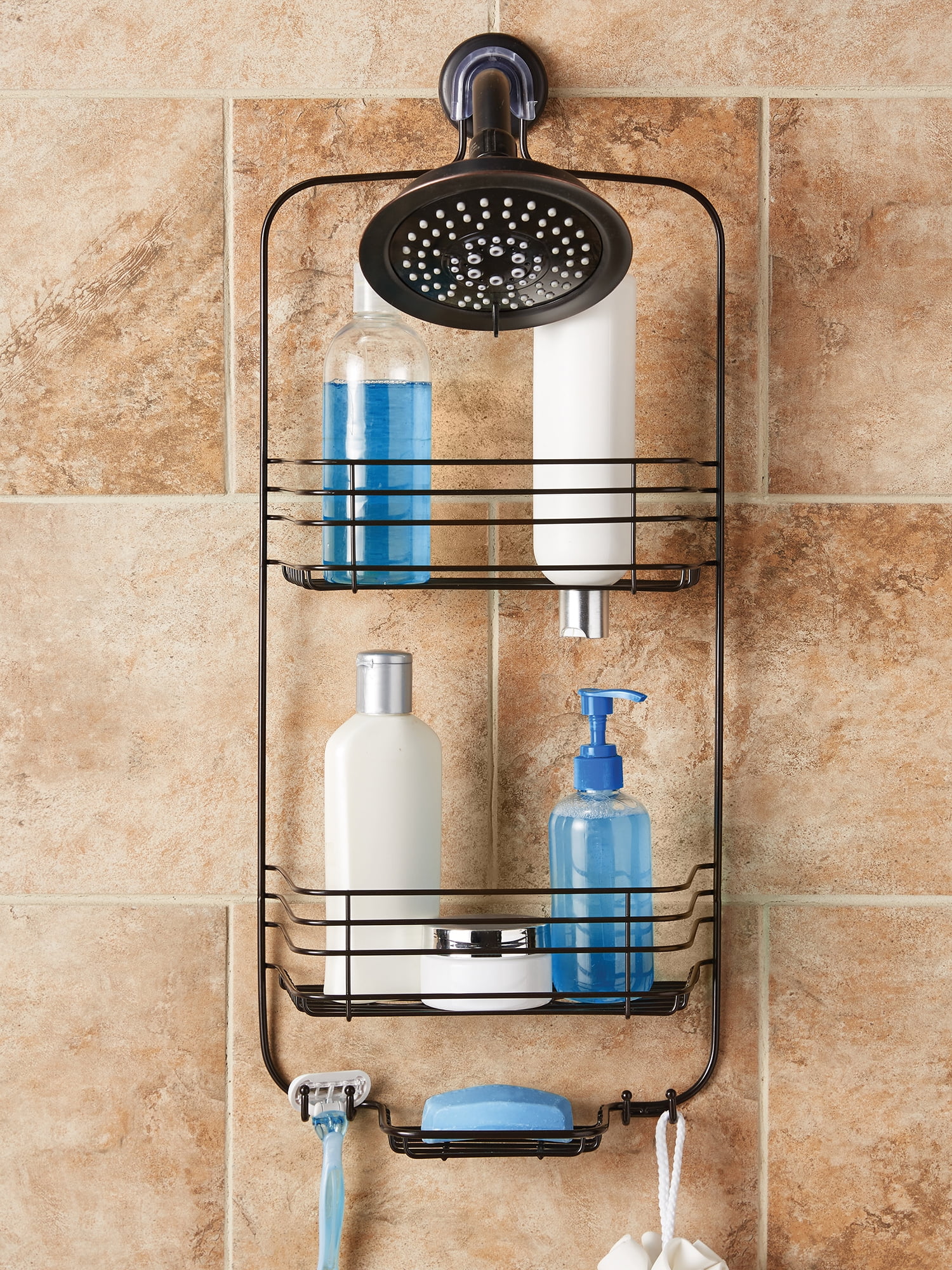Blue Canyon Plastic Over Cabinet Door Organiser Bathroom Shower Caddy Storage 
