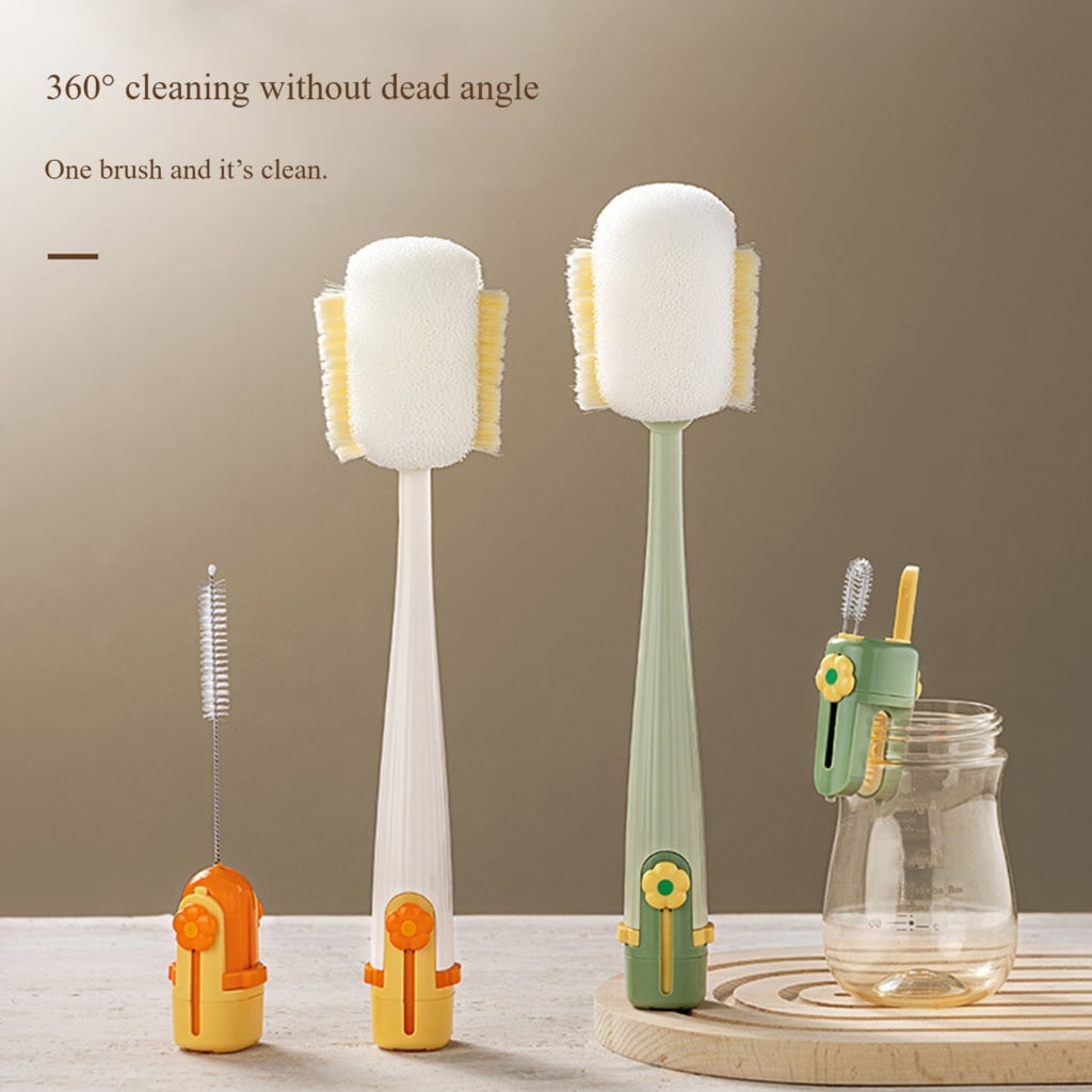 Oasiva Professional Cup Scrubber Water Bottle and Straw Cleaning Brush with Long Handle