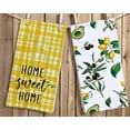 thumbnail image 4 of Watercolor Lemon Olive Kitchen Dish Towel 18 x 26 Inch Set of 2, Spring Summer Yellow Lemon Tea Towels Dish Cloth for Cooking Baking, 4 of 6
