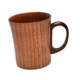 thumbnail image 5 of Taza de madera para beber, pulida a mano, pequeña, para leche con asa, hecha a mano, para agua fría o caliente. S, 5 of 9