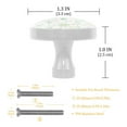 thumbnail image 3 of 4 Pcs Flower Knobs for Kitchen Cabinet Cupboard Dresser Bookcase Drawer Pulls Handles Round Home Decor, 3 of 5