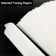 thumbnail image 3 of A4 Tracing Papers 200 Sheets, 63 GSM Tracing Paper Bulk , Technical Tracing Paper A4 for Drawing, Sc, 3 of 5
