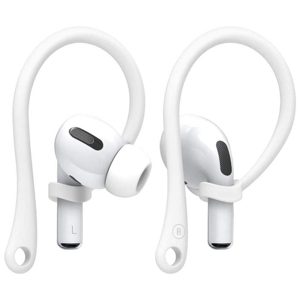2 ICARERSPACE Sports Ear Hooks for AirPods 1 3 and Pro Ear Hooks Compatible with Apple AirPods 1 3 and Pro White 2