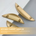 thumbnail image 4 of VORCOOL 2Pcs Cabinet Handles Golden Metal Pull Handles for Kitchen Cupboard Drawer Replacement Home, 4 of 6