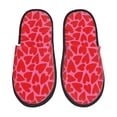 thumbnail image 2 of KLL Love Heart Slippers for Women Men House Slip on Indoor Outdoor Bedroom Furry Fleece Lined Ladies Comfy Anti-Skid Rubber Hard Sole-, 2 of 8