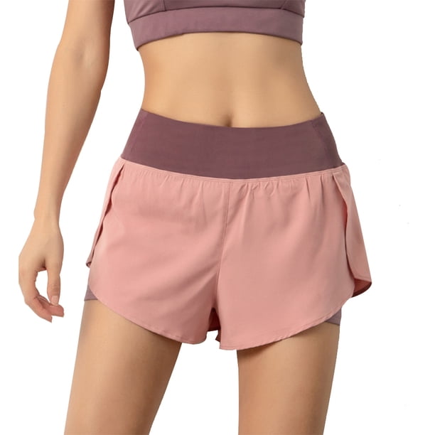 Pantalones cortos deportivos de fitness, pantalones cortos de verano para mujer, pantalones cortos casuales antiluz, pantalones de yoga